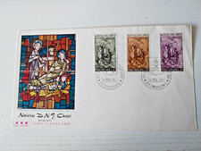 1 enveloppe 1er jour obliterée émise par le Vatican 1966  naissance du Christ