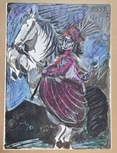 Lithographie couleur après - lithographie,