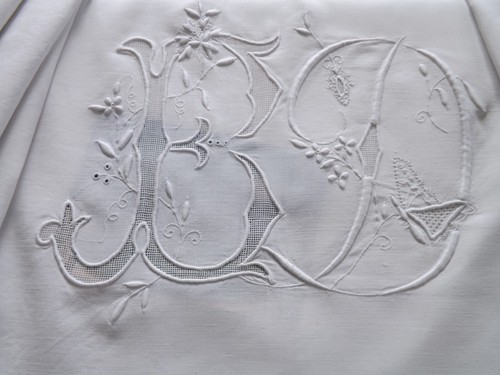 Superbe mono sur drap - sur, en