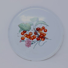 Assiette hirondelle cerises - l,