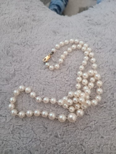 Collier perles japonaise akoya - collier,