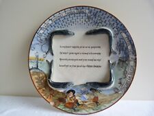 ASSIETTE PUBLICITAIRE "LES VRAIES SARDINES AMIEUX FRERES"  fin XIXème Nantes