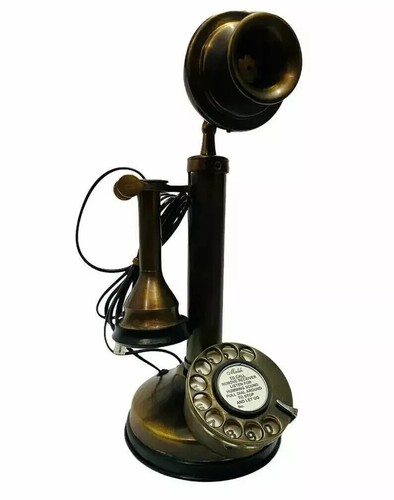 Ancien téléphone bougeoir - , à