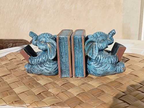 Ancienne paire serre livres - paire, de