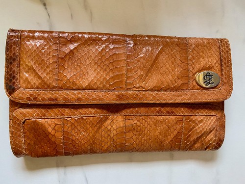 Sac pochette python - pochette,