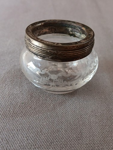Ancien saleron cristal - ancien, en