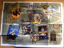 POSTER OFFICIEL SEGA MEGADRIVE