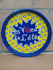 Plateau publicitaire rond en métal peint RICARD diametre 32 cm