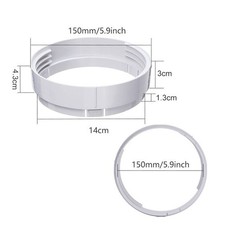 Plaque d'étanchéité adaptateur tube réglable treuil plaque d'étanchéité t