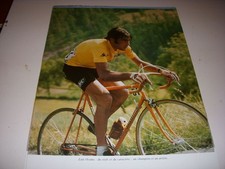CYCLISME COUPURE LIVRE T592D COULEUR TdF1973 Luis OCANA BIC en MAILLOT JAUNE