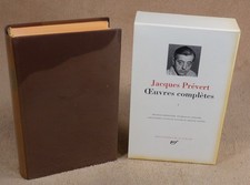 LA PLEIADE :  JACQUES PREVERT - OEUVRES COMPLETES 1 / 1992