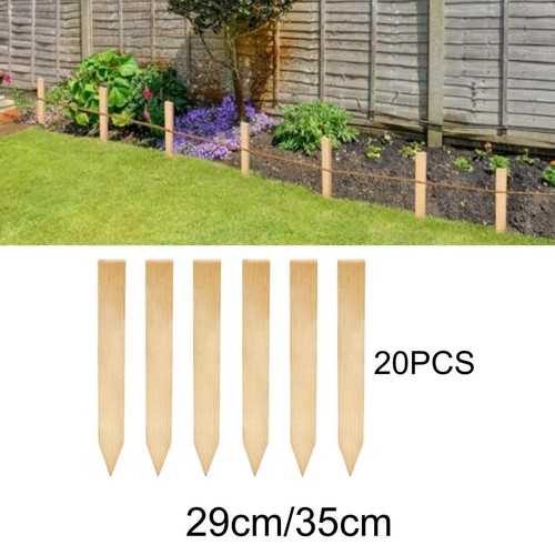 Piquets jardin en bois - 20,
