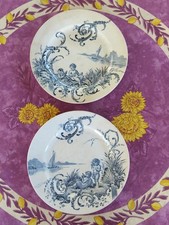 2 Assiettes Plates Terre de
