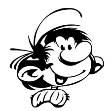 Sticker autocollant Gaston