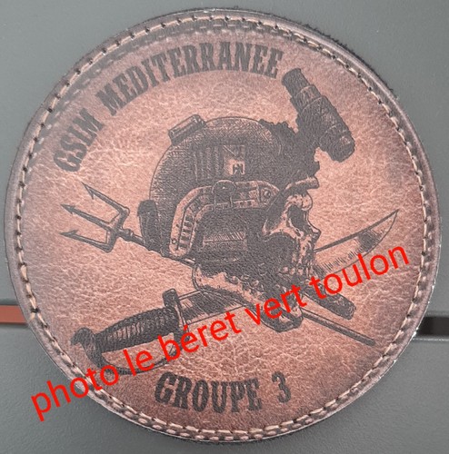 Insigne patch cuir - insigne, fusiliers