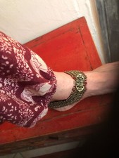 ancien bracelet de cheville indien