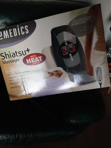 Shiatsu massager with heat - with,