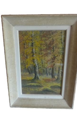 Tableau pastel paysage - tableau,