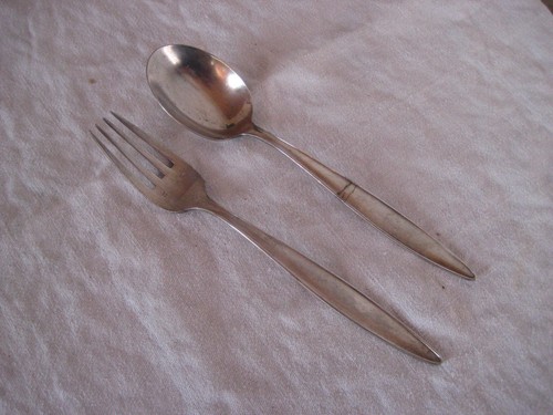 Lot couverts anciens - 2,