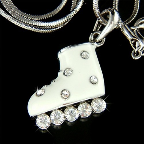 Collier patin glace - de, À
