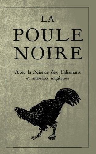 Poule noire avec la - la, noire: