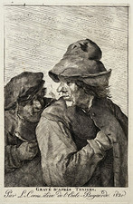 Deux Agriculteurs GRAVURE