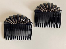 VINTAGE 2 Peignes ALEXANDRE Side Hair Combs Setlicher Haarkamm Pettine Peine