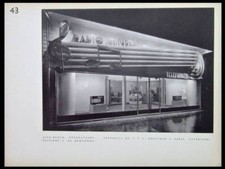 BOUTIQUE RADIO TELEFUNKEN À PARIS - 1930 - 2 PLAQUES - ART DECO français
