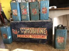 Caisse AUTOMOBILINE + 6 Bidons