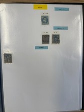 Classeur / Etude des Bureaux de CHARENTE sur Timbres de AIGRE a CHAZELLES