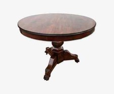 gueridon empire en acajou 