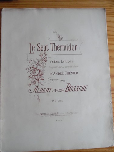 Partition sept thermidor - partition,