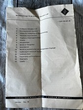 VÉRIFICATION EXPLOITATION POUR  KONDANSATOR MIKROPHON NEUMANN U87  Notice Papier
