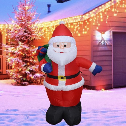 Père noël gonflable - noël, 120cm