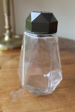 ancienne saupoudreuse en verre