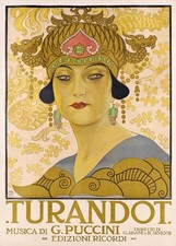 TURANDOT PUCCINI Rimm - POSTER HQ 50x70cm d'une AFFICHE VINTAGE