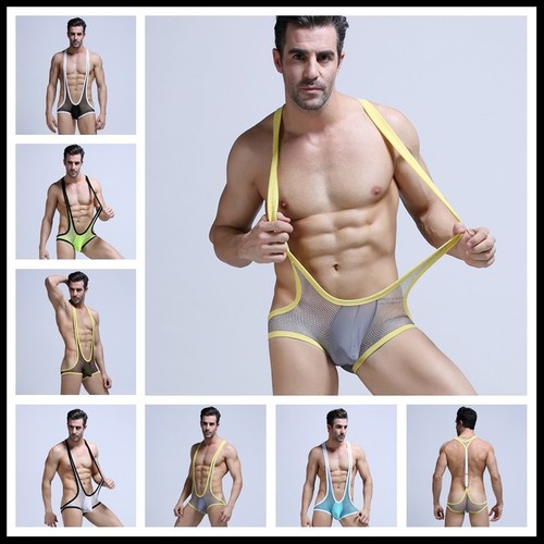 Hommes maille résille body - hommes,