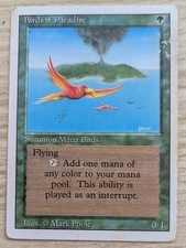 MTG - Birds Of Paradise - Revised Edition -RARE- Played - EN