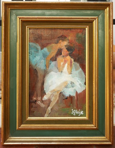 Tableau signé glaise - signé, les