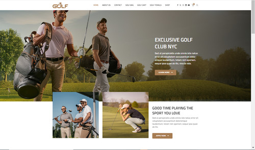 Site web golf - web,