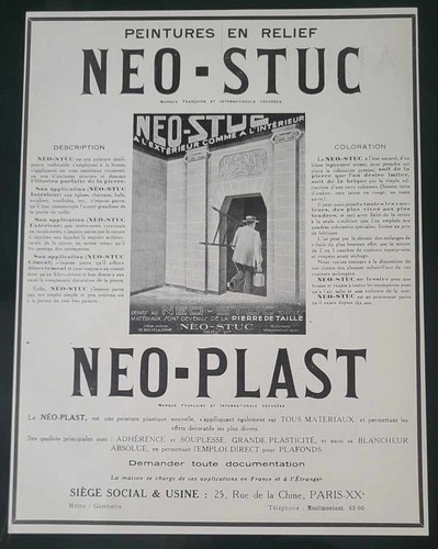1932 neo stuc peinture - 1932, neo-stuc