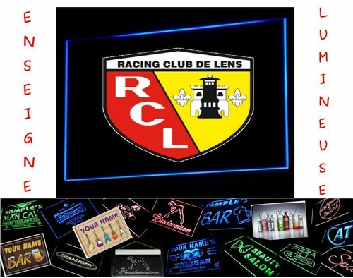 Panneau lumineux logo football - panneau,