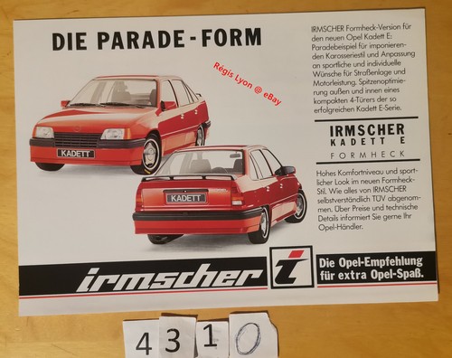 Irmscher opel kadett - irmscher,