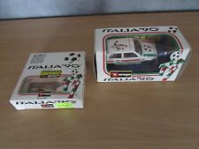BURAGO 1/43 FIAT UNO (ITALIA 90) DIE CAST MODEL CAR + Porte Clef F40 Ferrari