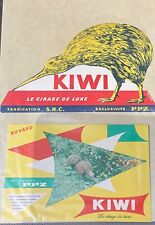 Lot de 2 buvard Pub Publicitaire Ancien kiwi le cirage de Luxe