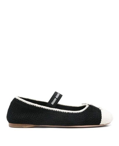 Miu ballerines tricot - miu,