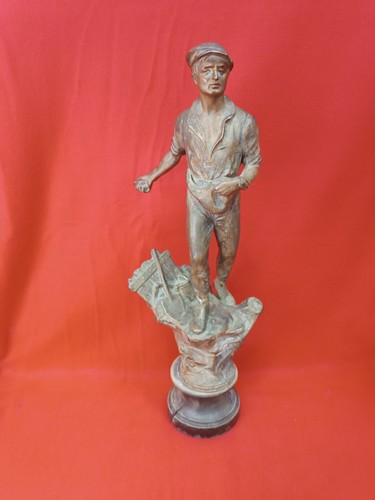Statue ancienne mineur - statue,