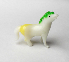 -  Miniature verre  cheval  - fève