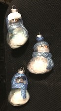 Three Duck Christmas Ornaments