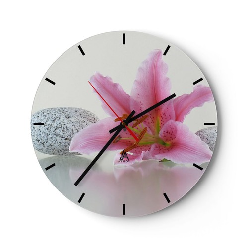 Horloge murale verre - horloge,